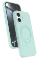 Newface Apple iPhone 17 Regal Magsafe Standlı Kapak - Su Yeşili