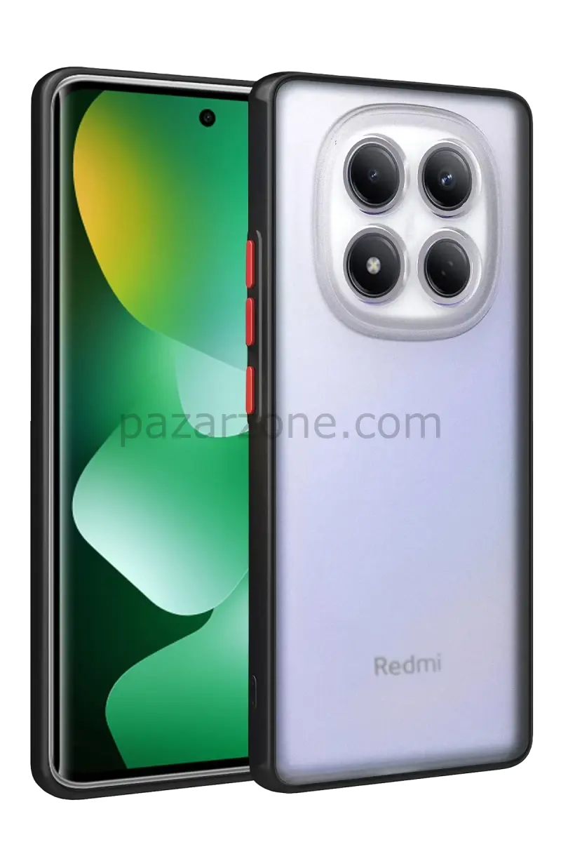 Newface Xiaomi Redmi Note 15 4G Montreal Silikon Kapak - Siyah
