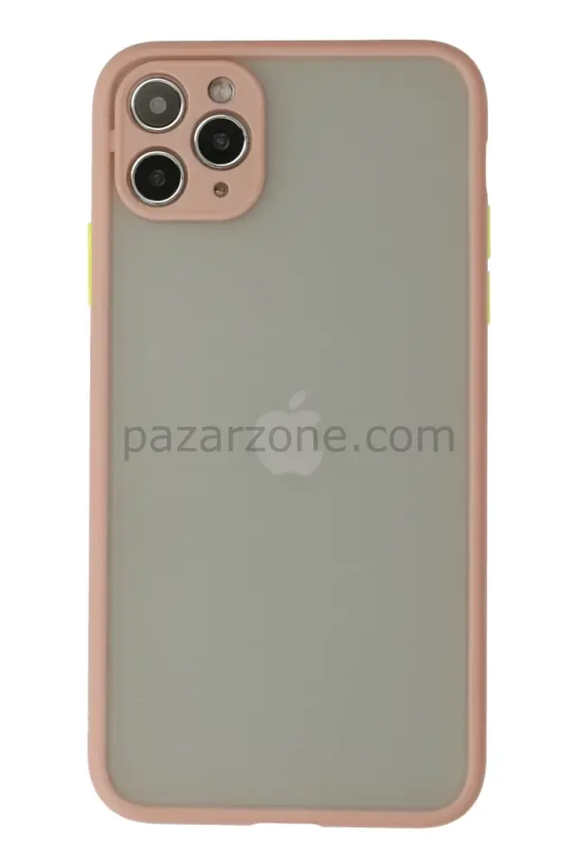 Newface Apple iPhone 12 Pro Kılıf Montreal Silikon Kapak - Pembe