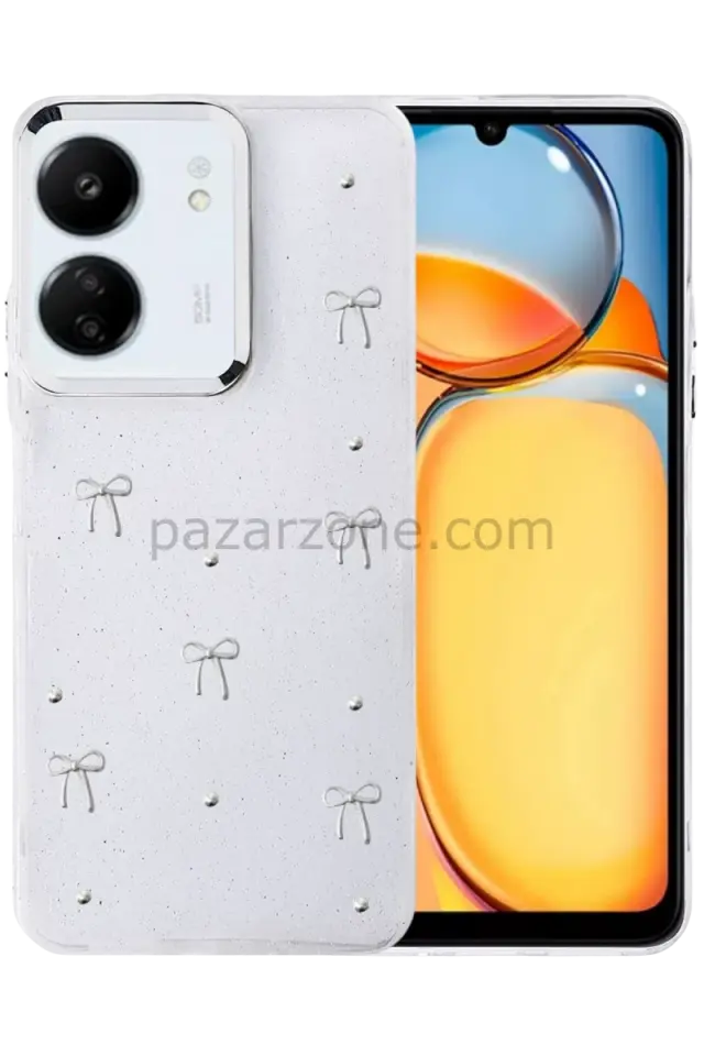 Newface Xiaomi Redmi 13C Fiyonk Desenli Kapak - Desen 5