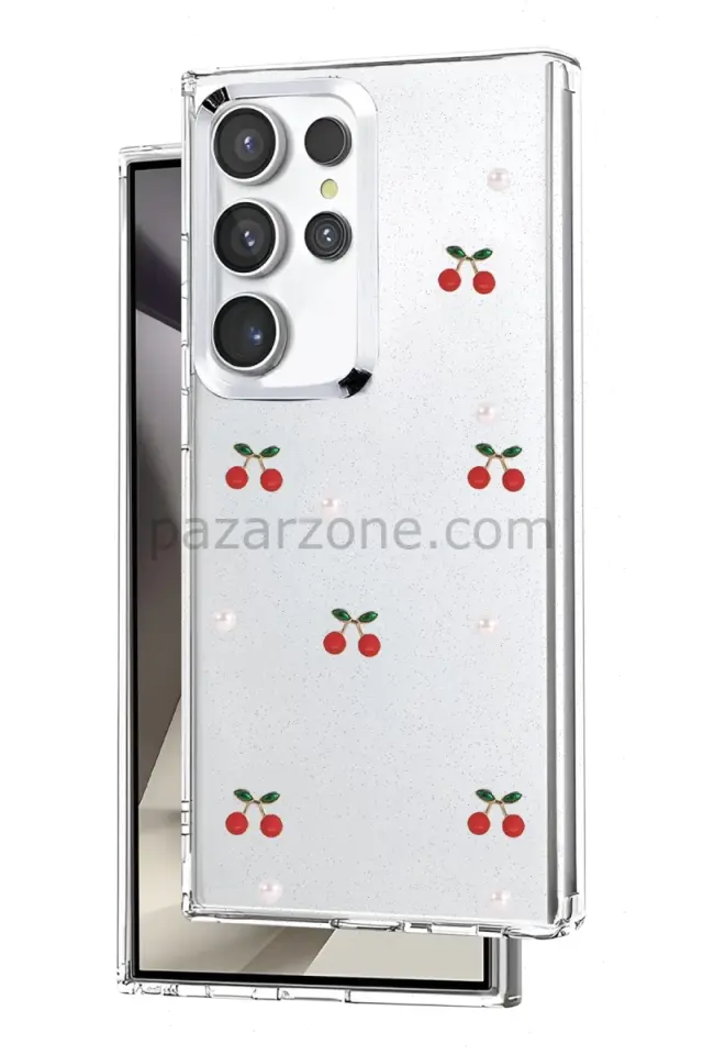 Newface Samsung Galaxy S25 Ultra Fiyonk Desenli Kapak - Desen 9