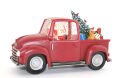 Araba Tasarımlı Işıklı Müzikli Noel Baba Kar Küresi