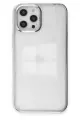 Newface Apple iPhone 12 Pro Max Kılıf Element Silikon - Gümüş