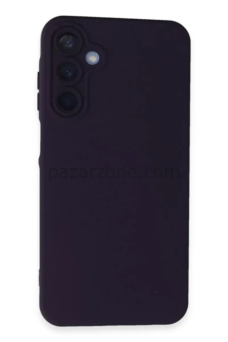 Newface Samsung Galaxy A15 4G Kılıf Nano içi Kadife Silikon - Mor