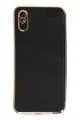 Newface Xiaomi Redmi 9A Kılıf Volet Silikon - Siyah