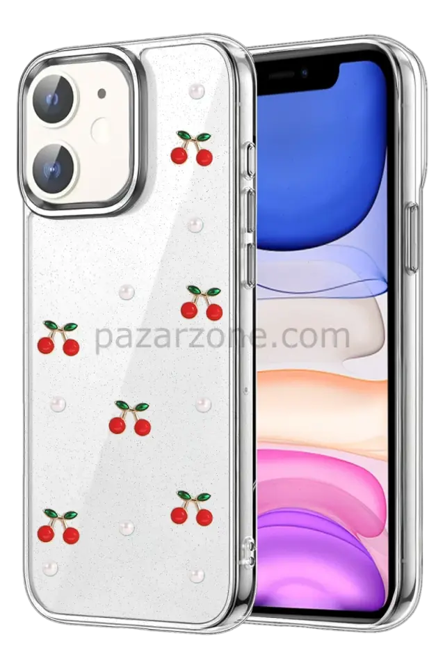 Newface Apple iPhone 11 Fiyonk Desenli Kapak - Desen 9