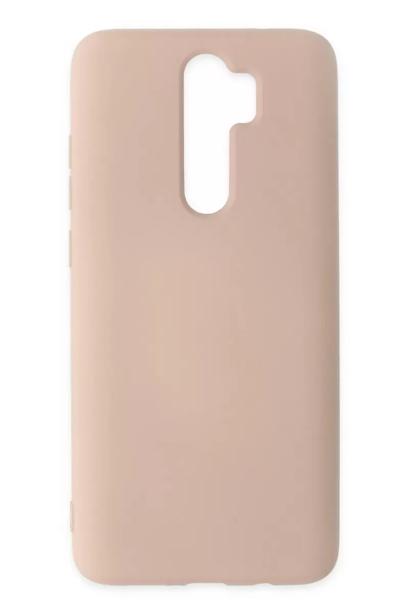 Newface Xiaomi Redmi Note 8 Pro Kılıf Nano içi Kadife Silikon - Pudra