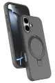 Newface Apple iPhone 16 Plus Regal Magsafe Standlı Kapak - Titan Gri