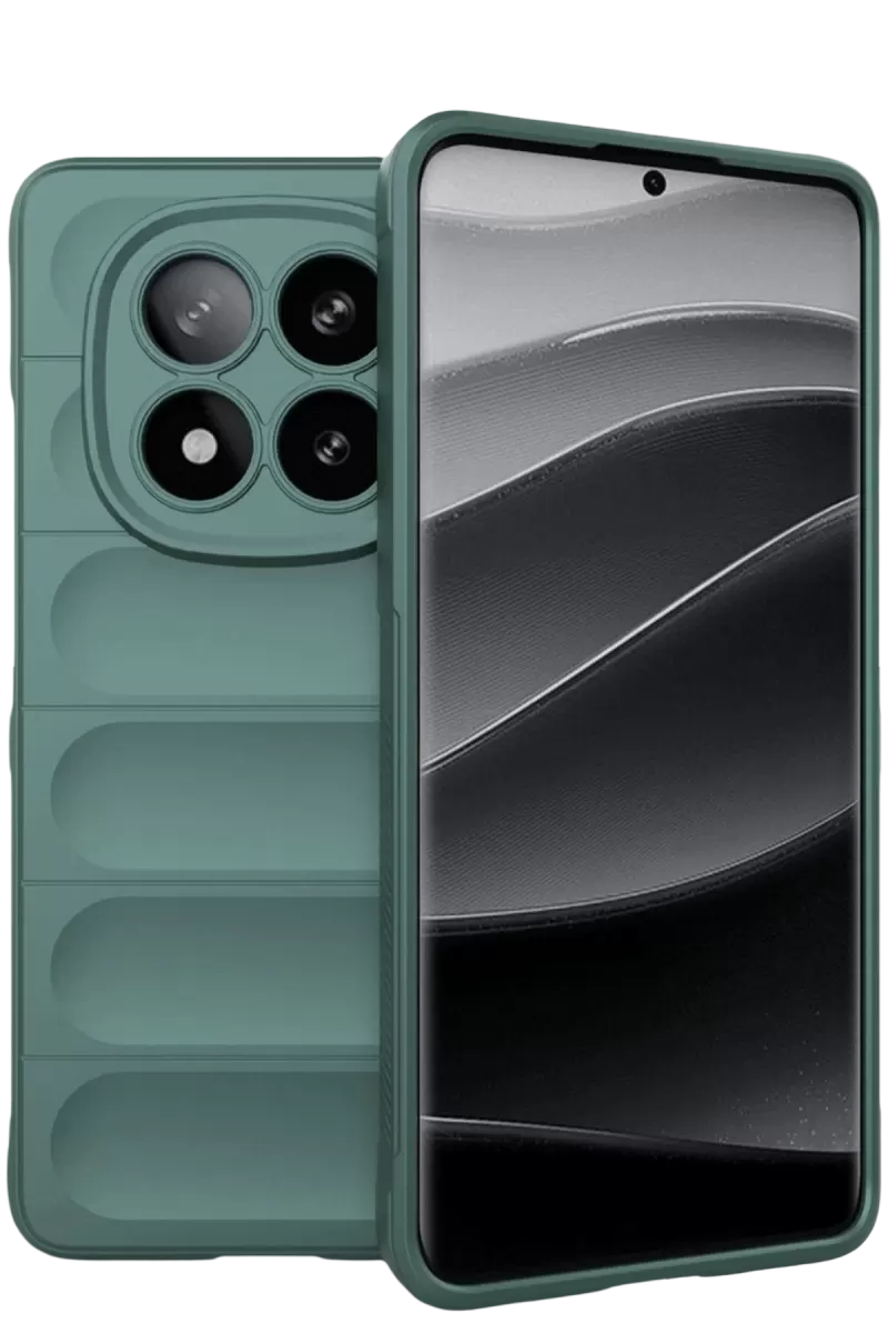 Newface Xiaomi Redmi Note 15 4G Optimum Silikon - Koyu Yeşil