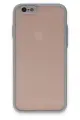Newface Apple iPhone 6 Kılıf Montreal Silikon Kapak - Gri