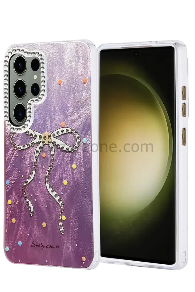 Newface Samsung Galaxy S25 Ultra Kılıf Blade Aynalı Desenli Kapak - Desen 1