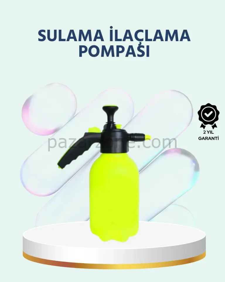 Basınçlı El Pompası 2 Litre Bakır Nozul Ayarlı Jet ve Dağınık Atım