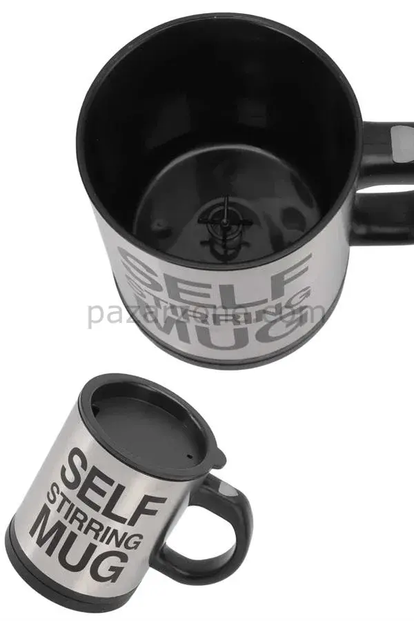 Karıştırıcı Özellikli Mikser Kupa Bardak Kompakt Taşınabilir Mug