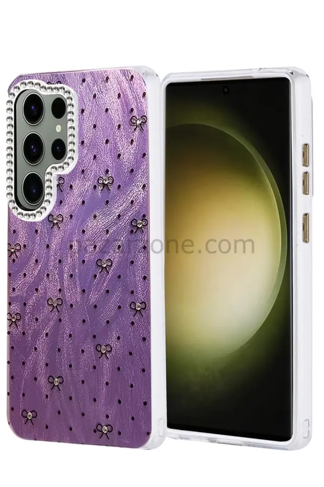 Newface Samsung Galaxy S25 Ultra Kılıf Blade Aynalı Desenli Kapak - Desen 2