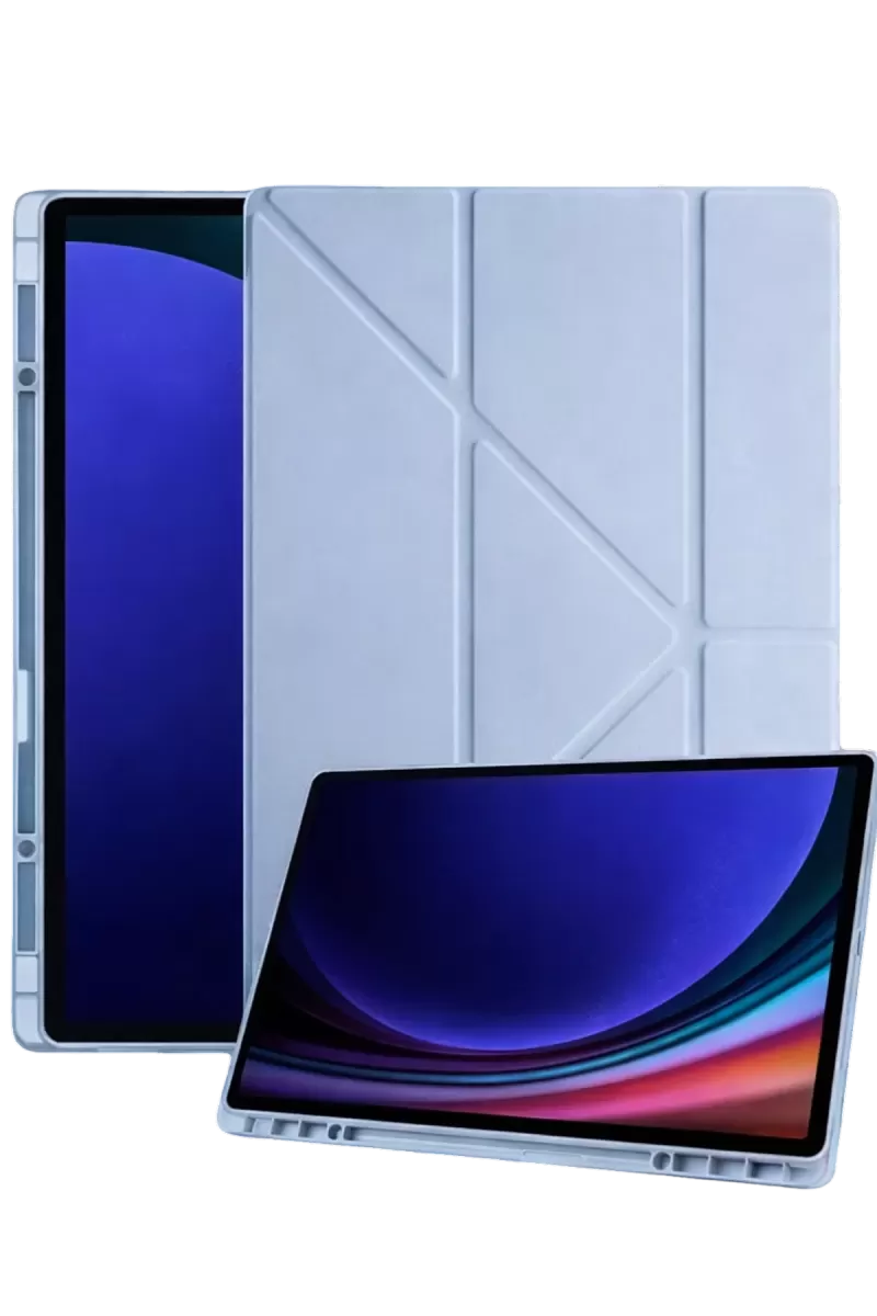 Newface Samsung Galaxy Tab A11 Plus Kalemlikli Mars Tablet Kılıfı - Mavi
