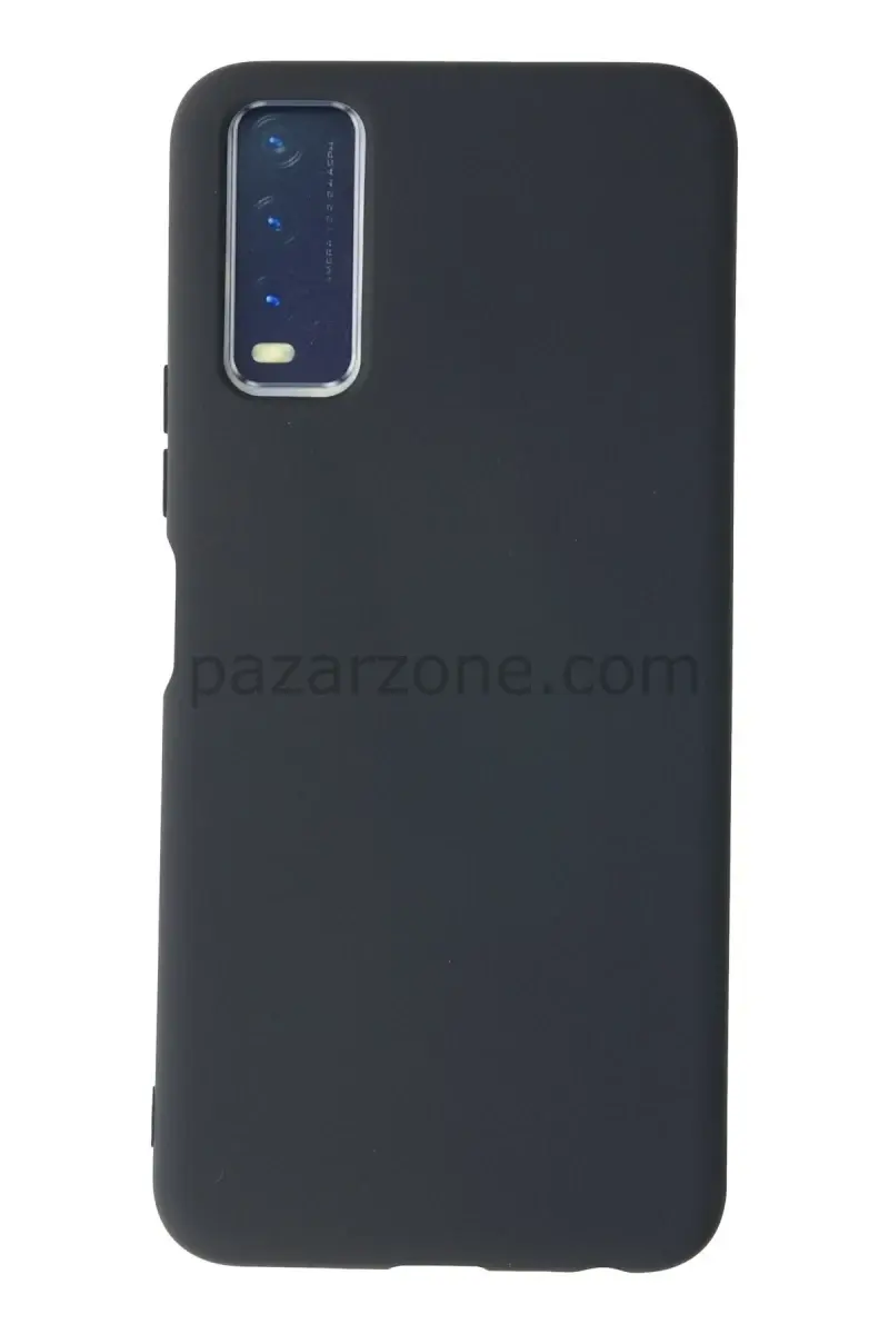 Newface Vivo Y11S Kılıf Nano içi Kadife Silikon - Gri