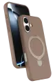 Newface Apple iPhone 16 Plus Regal Magsafe Standlı Kapak - Çöl Titanyum
