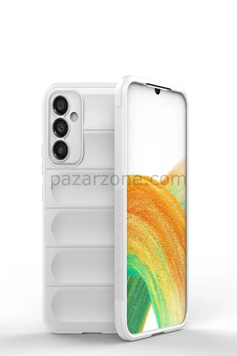 Newface Samsung Galaxy A15 4G Kılıf Optimum Silikon - Krem