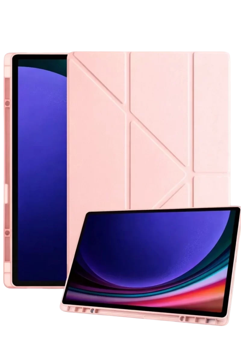 Newface Samsung Galaxy Tab A11 Plus Kalemlikli Mars Tablet Kılıfı - Rose Gold