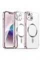 Newface Apple iPhone 15 Kılıf Kross Magneticsafe Kapak - Rose