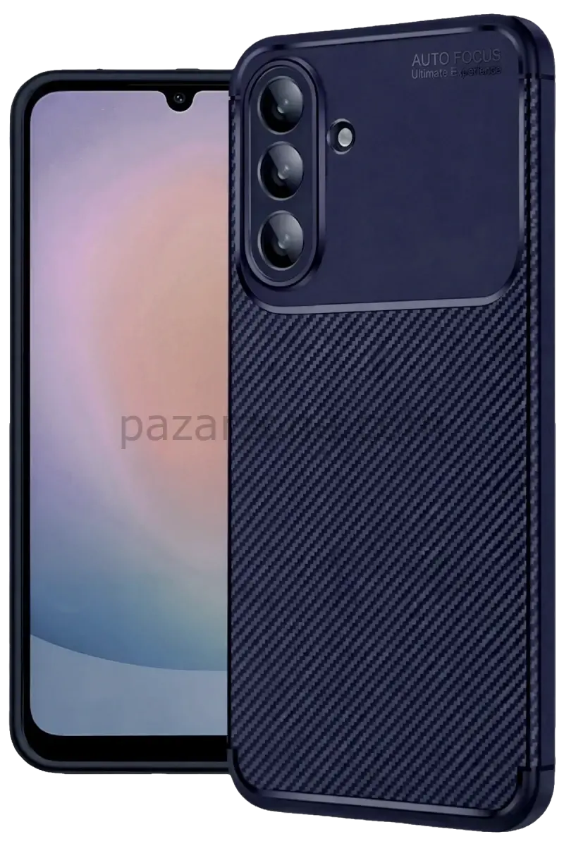 Newface Samsung Galaxy S26 FE Auto Focus Karbon Kapak - Lacivert