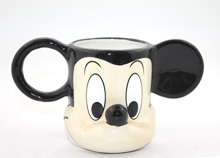 Porselen Mickey Mouse Kupa Bardak