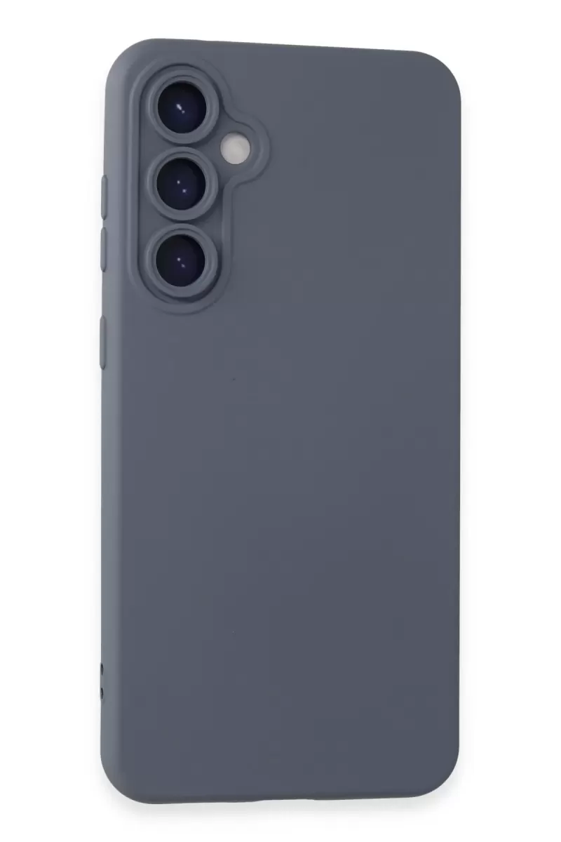 Newface Samsung Galaxy S23 FE Kılıf Nano içi Kadife Silikon - Gri