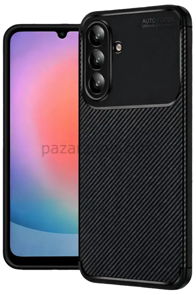 Newface Samsung Galaxy S26 FE Auto Focus Karbon Kapak - Siyah