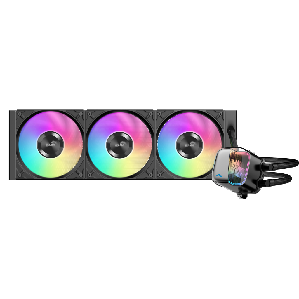 SAMA L70-360BK, Black, 360mm, 3x120mm ARGB Fan, CPU Sıvı Soğutma