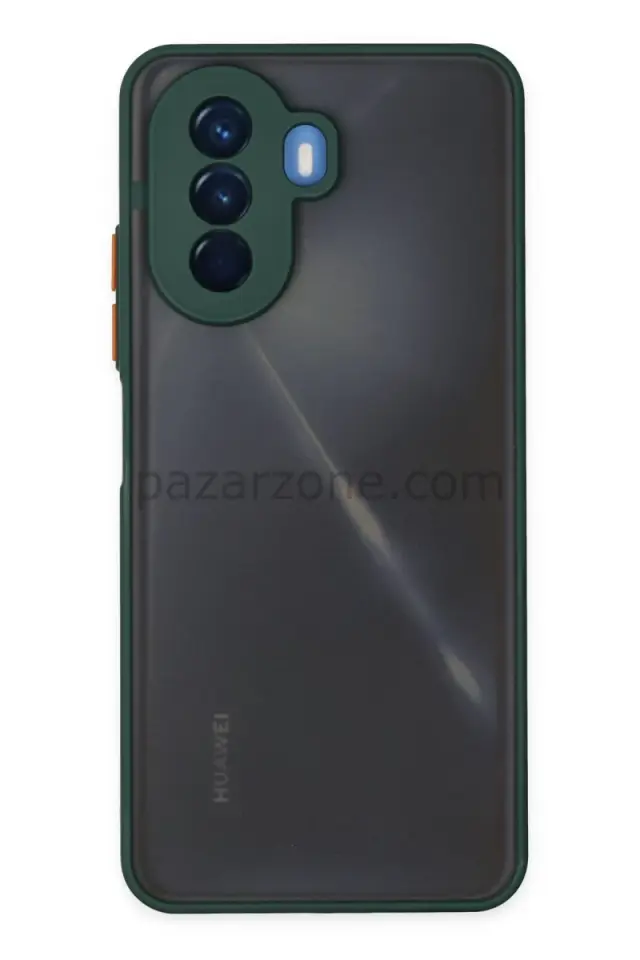 Newface Huawei Nova Y70 Kılıf Montreal Silikon Kapak - Yeşil