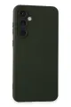 Newface Samsung Galaxy S23 FE Kılıf Nano içi Kadife Silikon - Koyu Yeşil