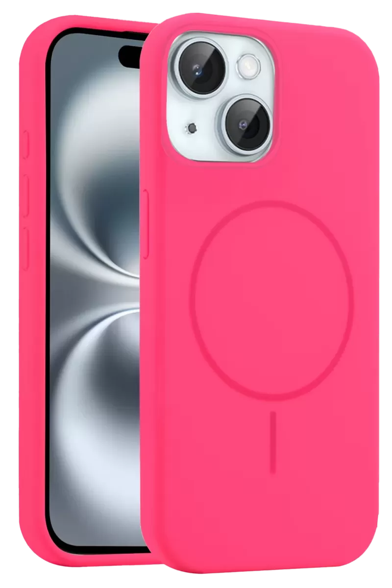 Joko Apple iPhone 15 Kılıf Jully Magsafe Kapak - Pembe
