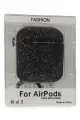 Newface Apple Airpods 2 (2.nesil) Spell Simli Kılıf - Siyah