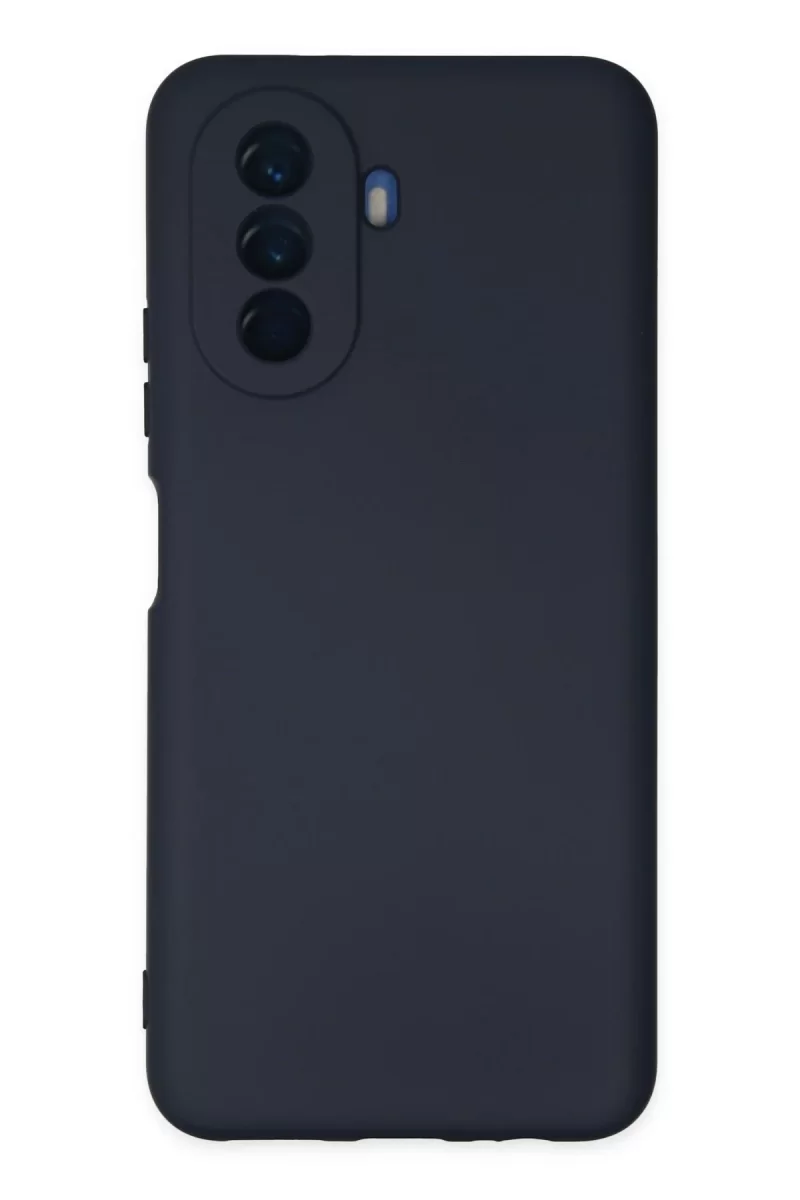 Newface Huawei Nova Y70 Kılıf Nano içi Kadife Silikon - Lacivert