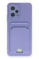 Newface Xiaomi Redmi Note 12 4G Kılıf Kelvin Kartvizitli Silikon - Lila