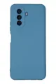 Newface Huawei Nova Y70 Kılıf Nano içi Kadife Silikon - Mavi