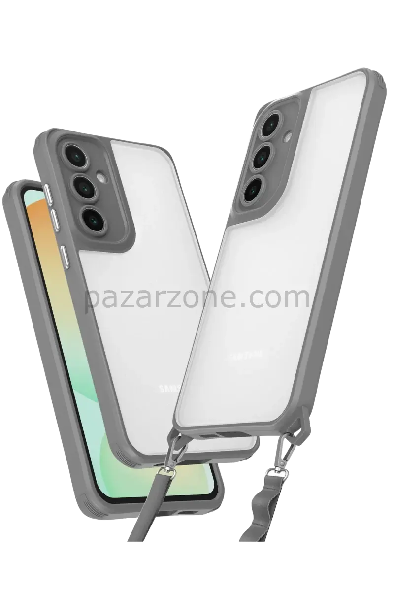 Newface Samsung Galaxy A15 4G Kılıf Penta Silikon Kılıf - Titan Gri