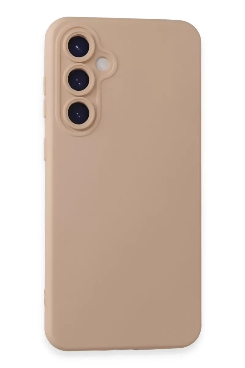 Newface Samsung Galaxy S23 FE Kılıf Nano içi Kadife Silikon - Pudra