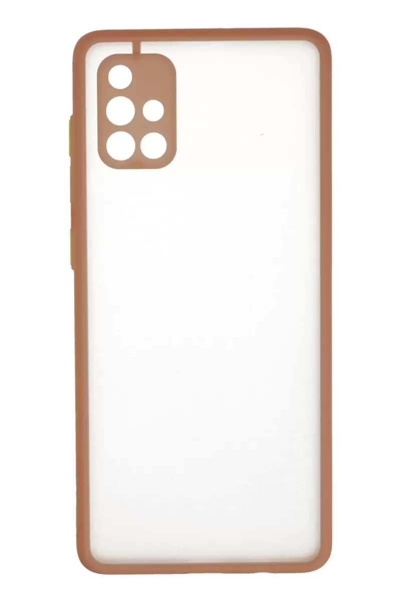 Newface Samsung Galaxy A71 Kılıf Montreal Silikon Kapak - Pembe