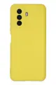 Newface Huawei Nova Y70 Kılıf Nano içi Kadife Silikon - Sarı