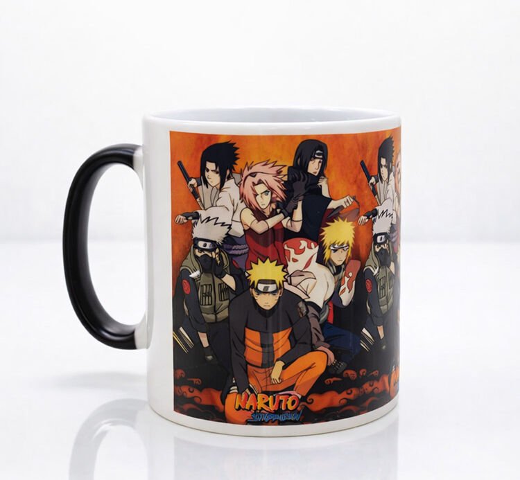 Porselen Renk Değiştiren Naruto Kupa Bardak