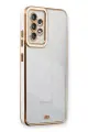 Newface Samsung Galaxy A73 5G Kılıf Liva Lens Silikon - Beyaz