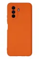 Newface Huawei Nova Y70 Kılıf Nano içi Kadife Silikon - Turuncu