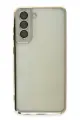 Newface Samsung Galaxy S21 FE Kılıf Razer Lensli Silikon - Gold