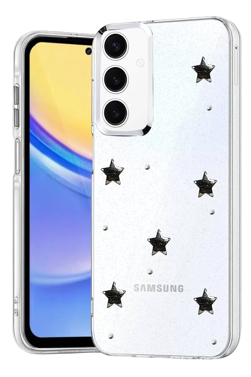 Newface Samsung Galaxy A35 5G Fiyonk Desenli Kapak - Desen 4