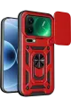 Newface Xiaomi Mi 17 Pro Max Pars Lens Yüzüklü Silikon - Kırmızı