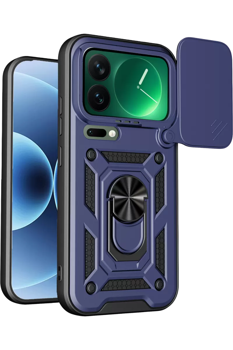 Newface Xiaomi Mi 17 Pro Max Pars Lens Yüzüklü Silikon - Lacivert