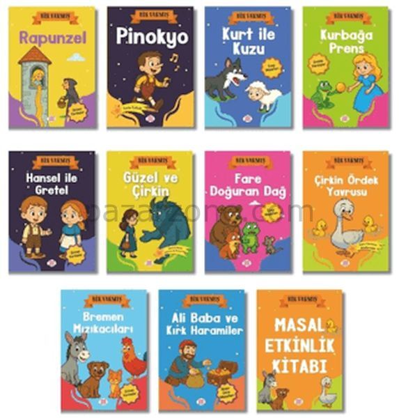 Bir Varmış Seti (10 Kitap +1 Aktivite Takım)