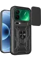 Newface Xiaomi Mi 17 Pro Max Pars Lens Yüzüklü Silikon - Siyah