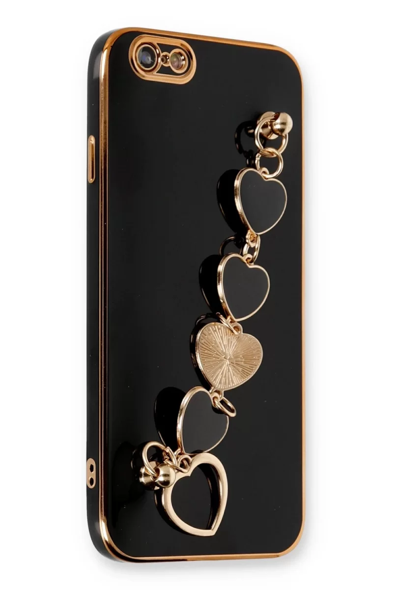 Newface Apple iPhone 6 Kılıf Esila Silikon - Siyah